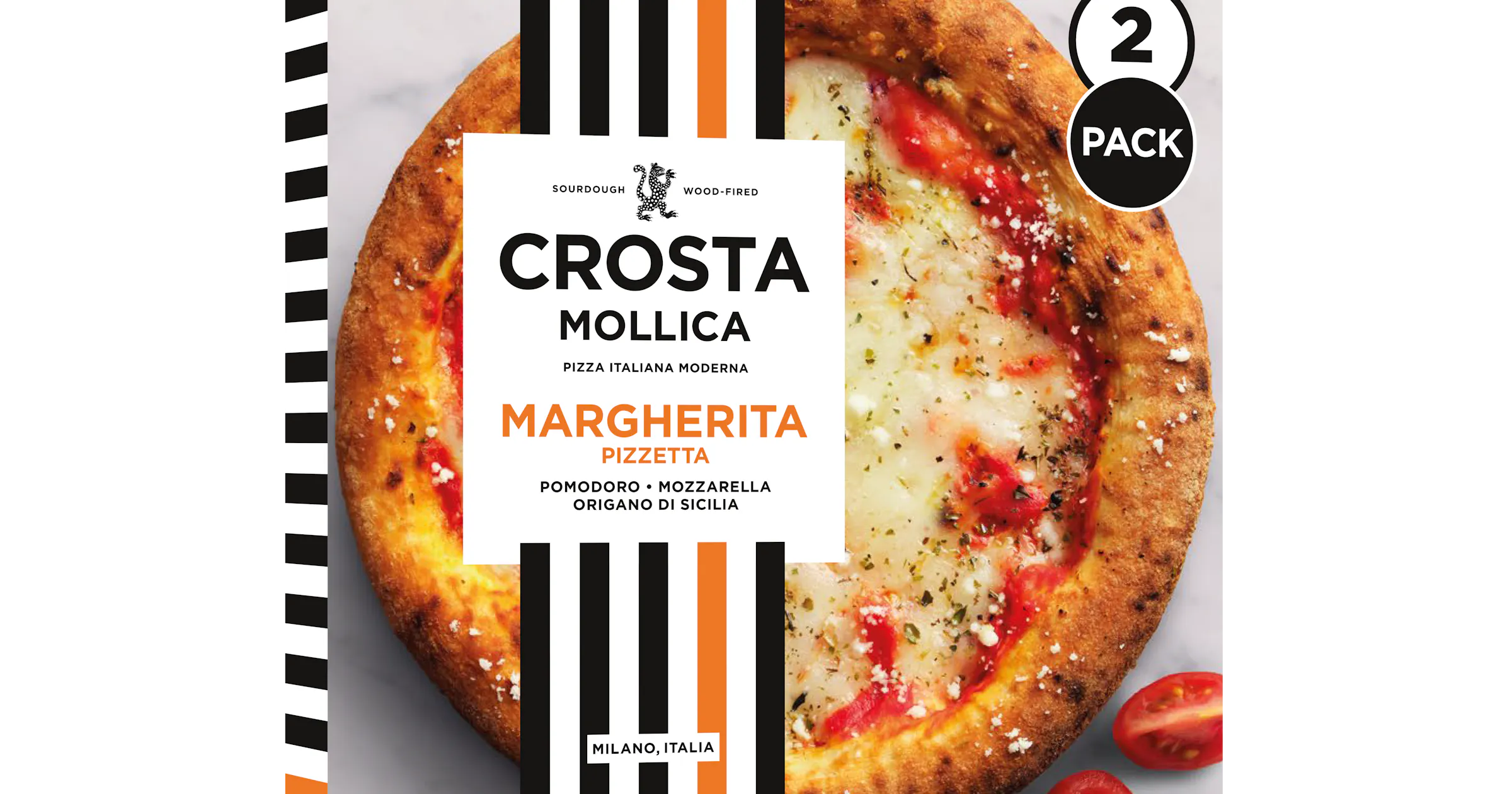 Crosta Mollica Margherita Pizzetta 2pack | Made in Italy