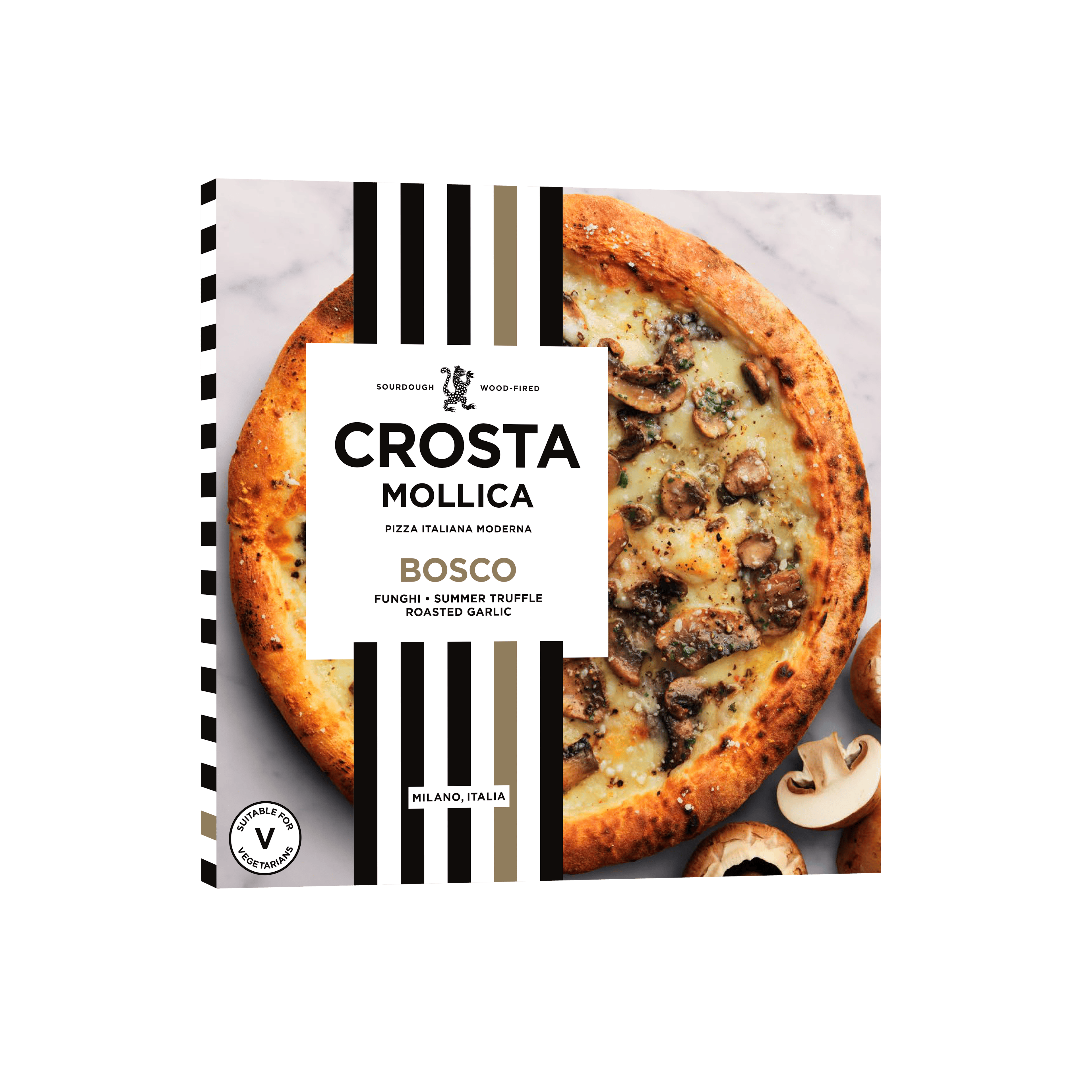Crosta Mollica Pizza Bosco au levain