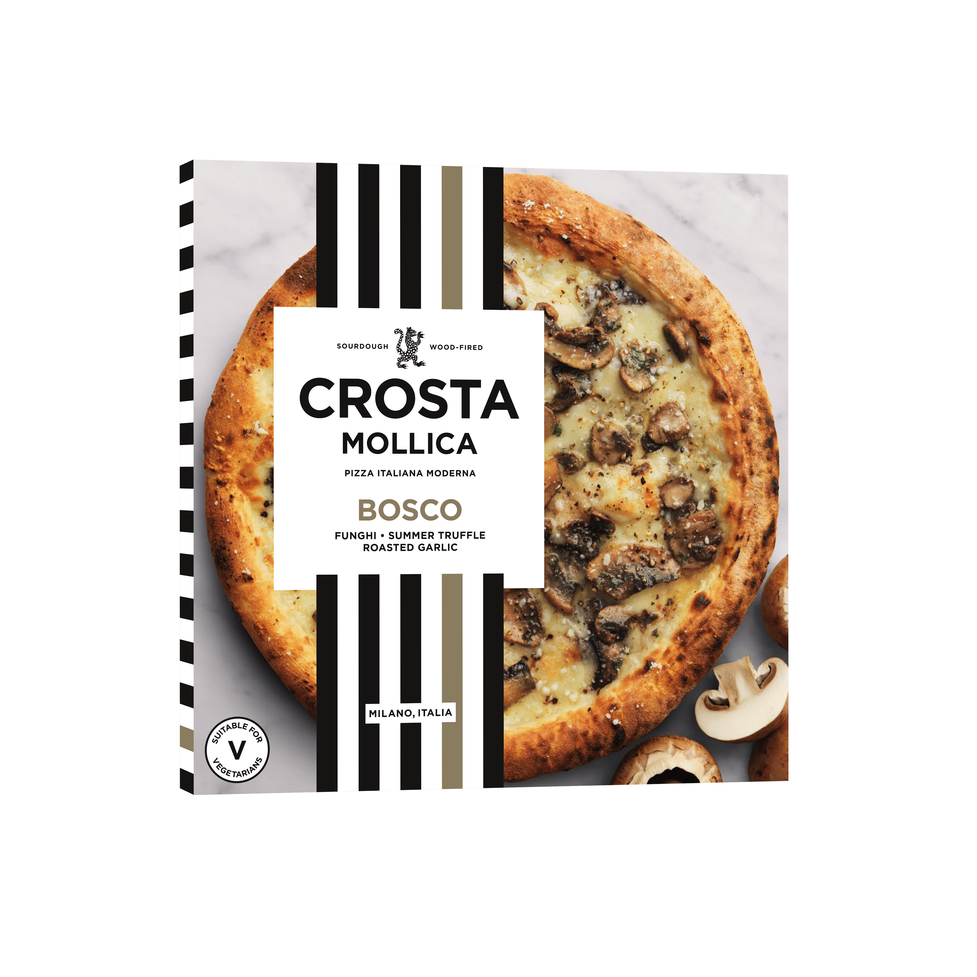 Crosta Mollica Pizza Bosco au levain