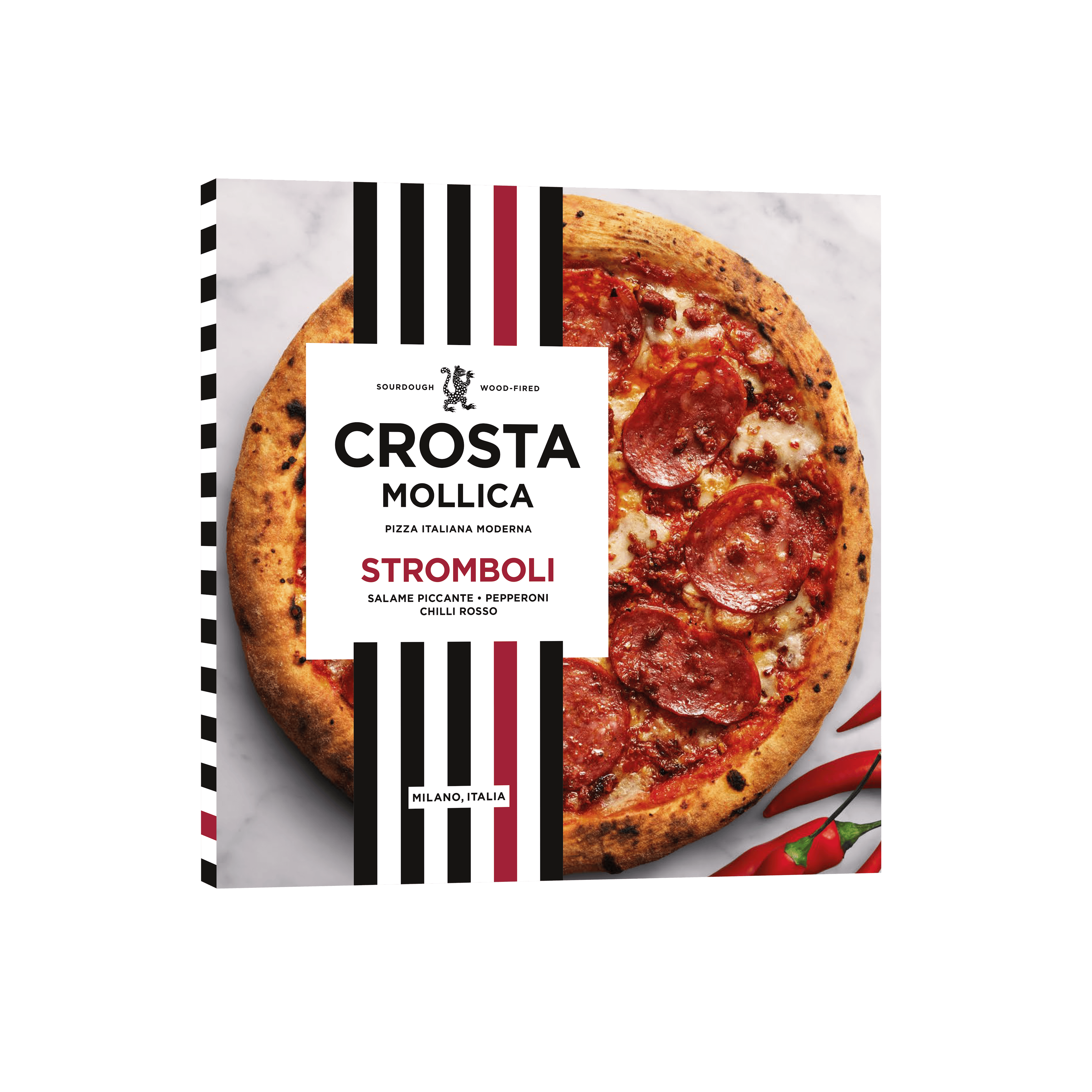 Crosta Mollica Stromboli Holzofen Pizza