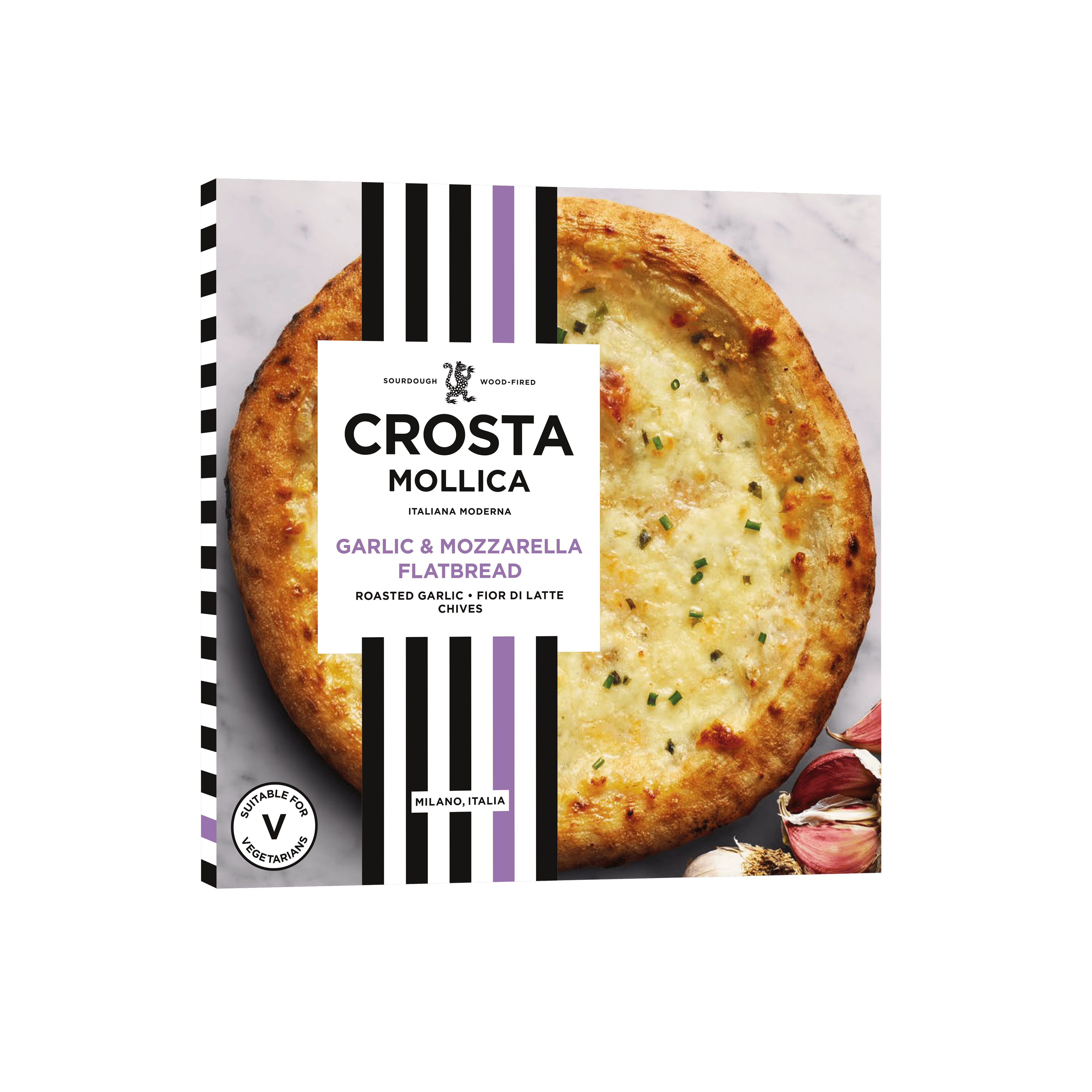 Crosta Mollica GARLIC & MOZZARELLA FLATBREAD