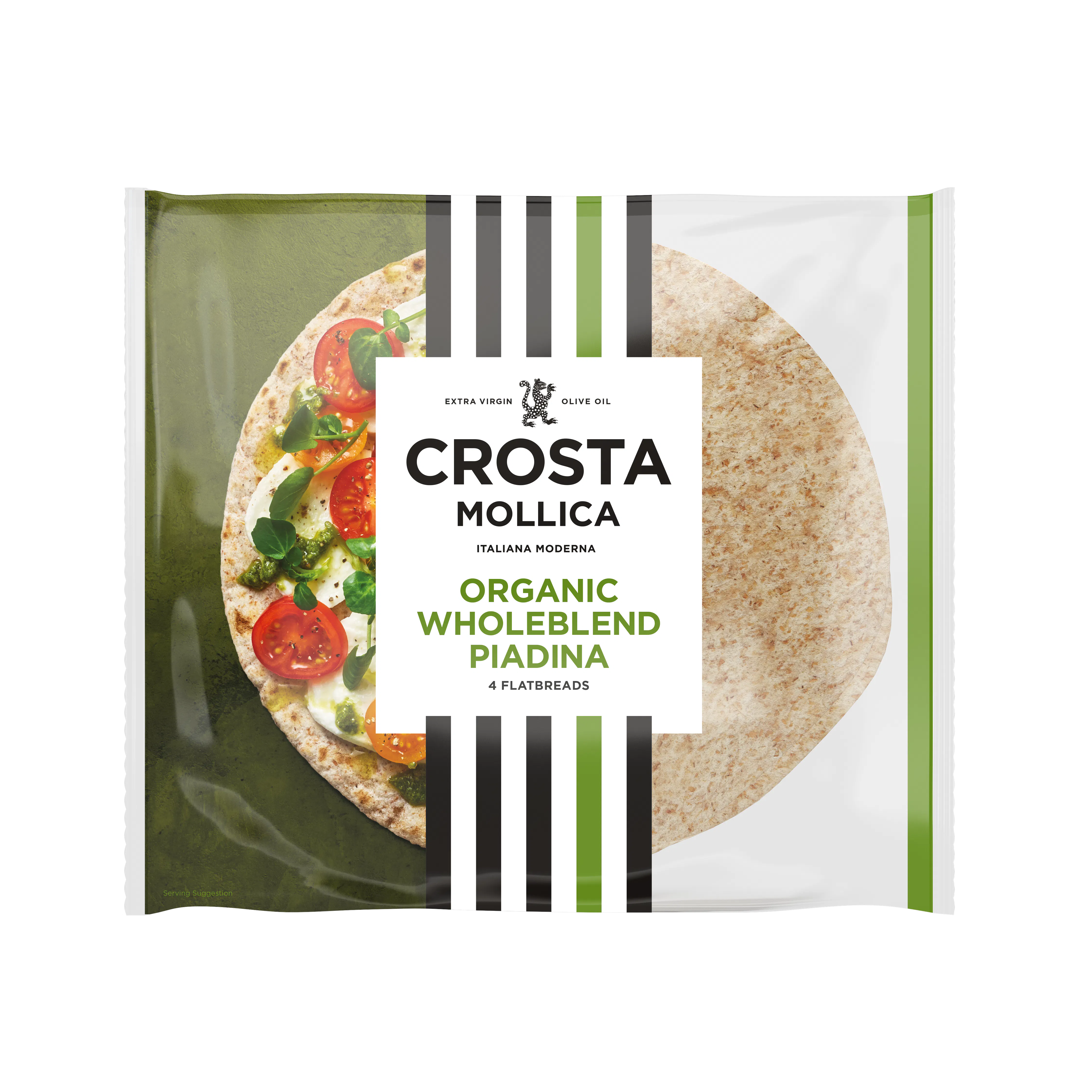Crosta Mollica Organic Wholeblend Piadina | Made in Italy