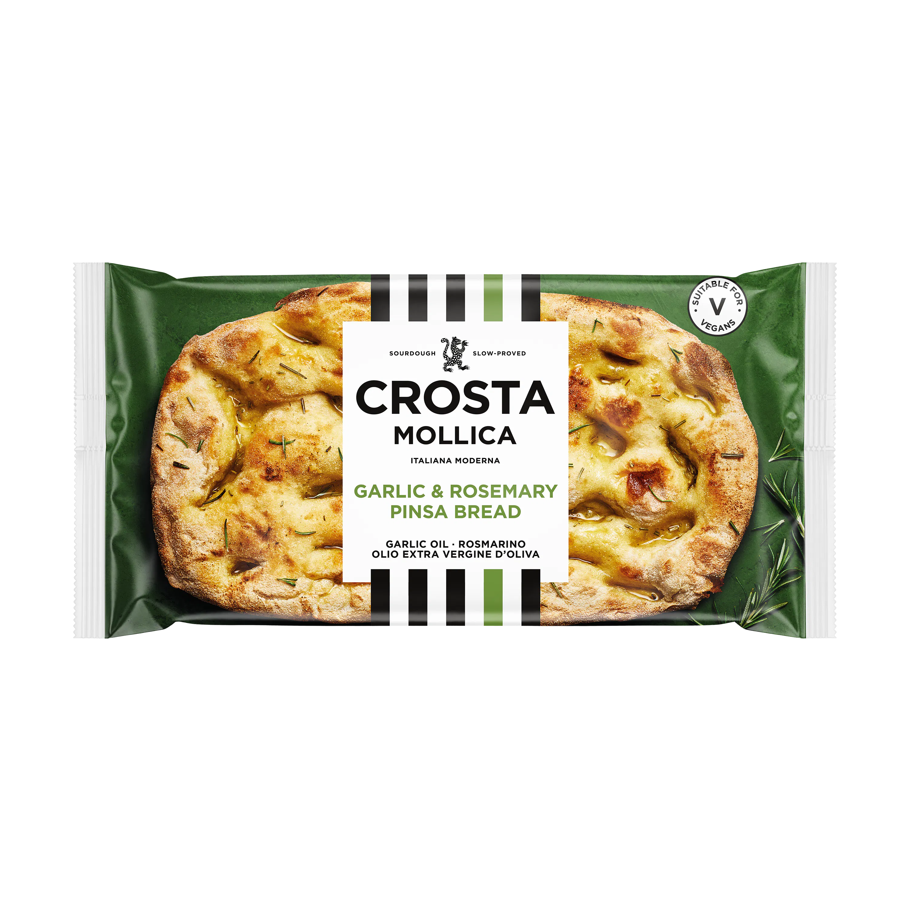 Crosta Mollica Garlic & Rosemary Pinsa Bread