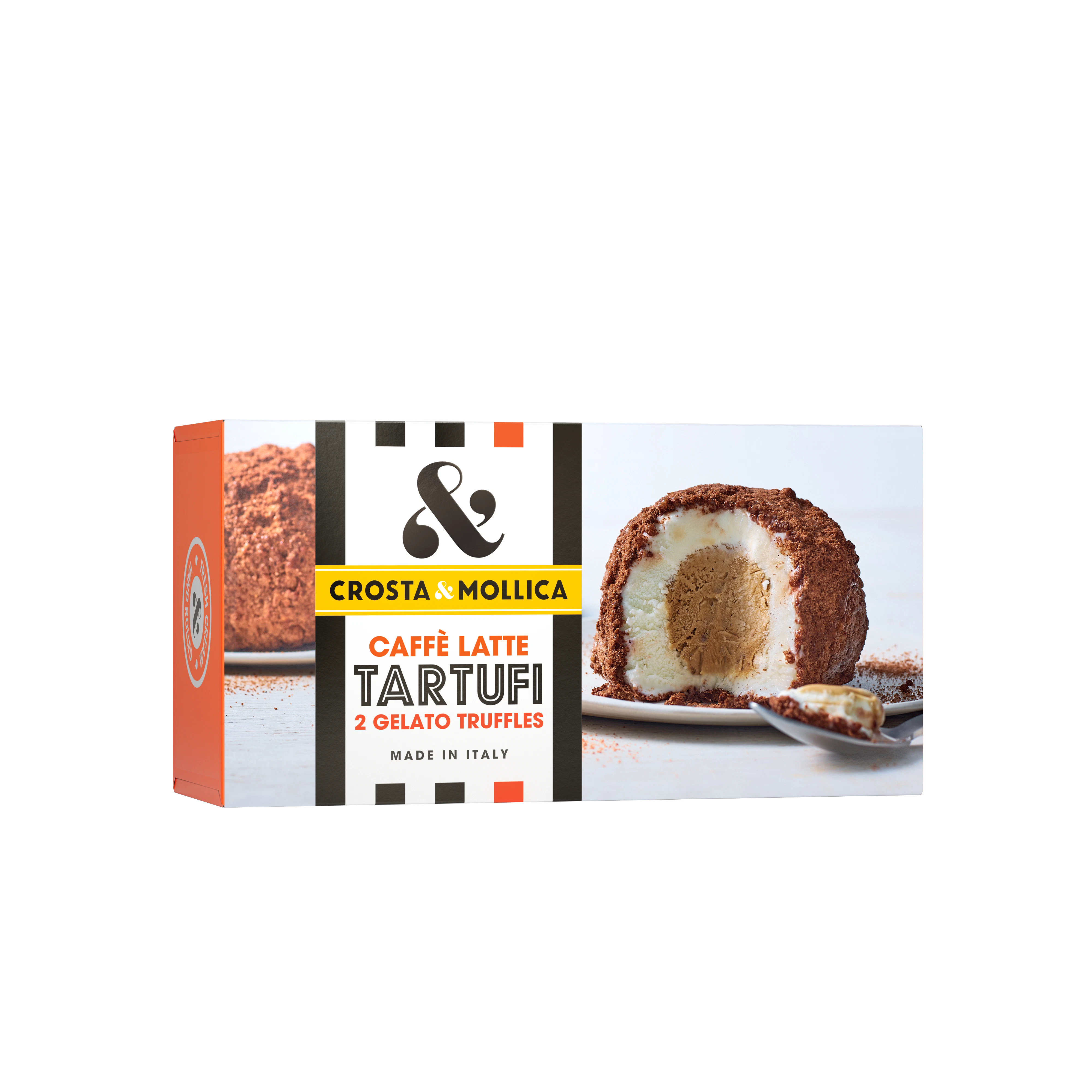 Caffè Latte Tartufi packaging.