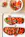 Two slices of pane Pugliese topped with tomatoes are on a tray next to a bowl of sliced tomatoes.