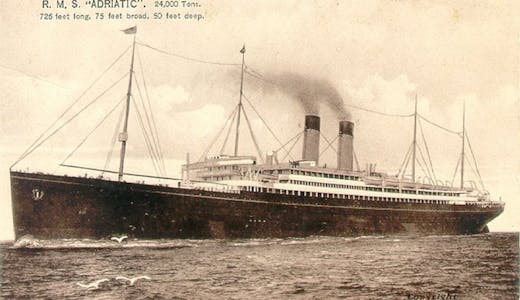 White Star Lines «Adriatic», postkort @Wikimedia Commons
