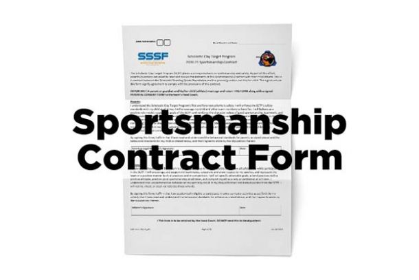 SCTP Sportsmanship Contract Form
