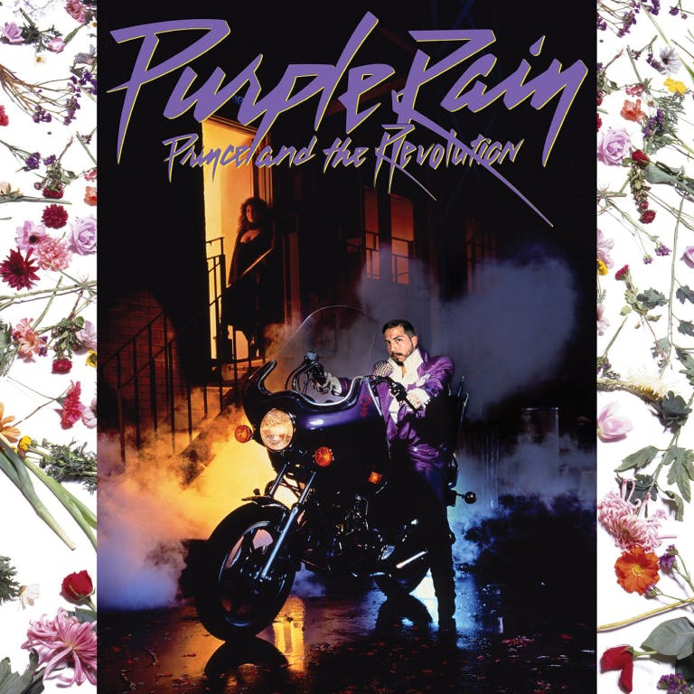 Eliseo on the cover of Prince's Purple Rain