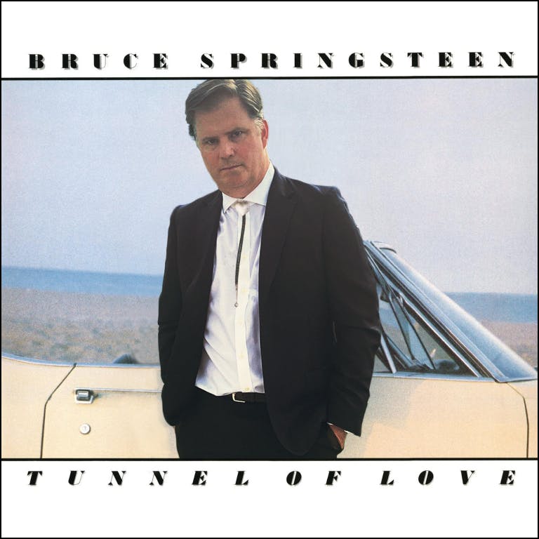 Michael on the cover of Bruce Springsteen's Tunnel of Love