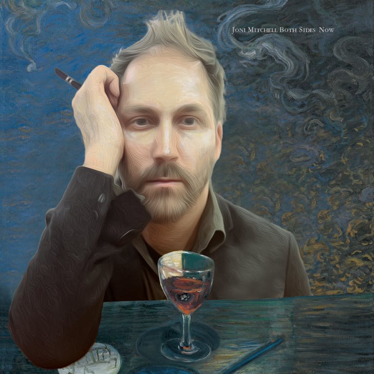 Matt B on the cover of Joni Mitchell's Both Sides Now