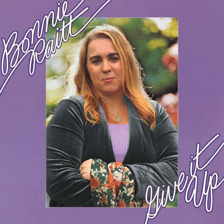 Rebecca on the cover of Bonnie Raitt's Give It Up