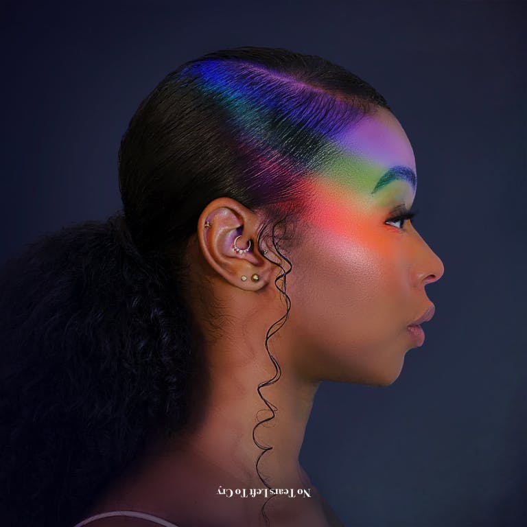 MacKenna on the cover of Ariana Grande' No tears Left To Cry