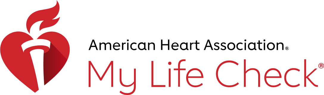 The AHA's My Life Check logo.