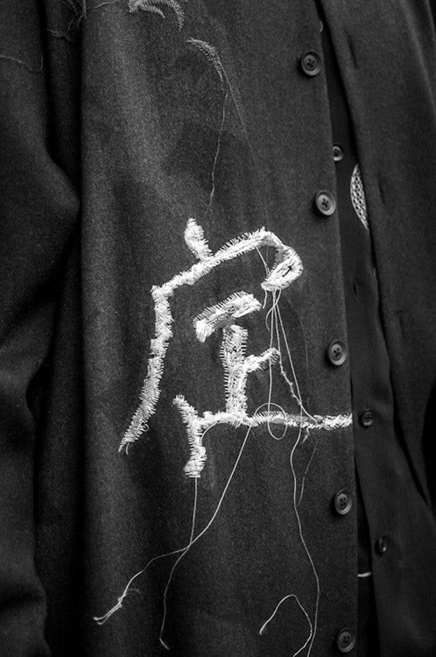 Yohji Yamamoto Backstage Symbol Embroidered Jacket FW19