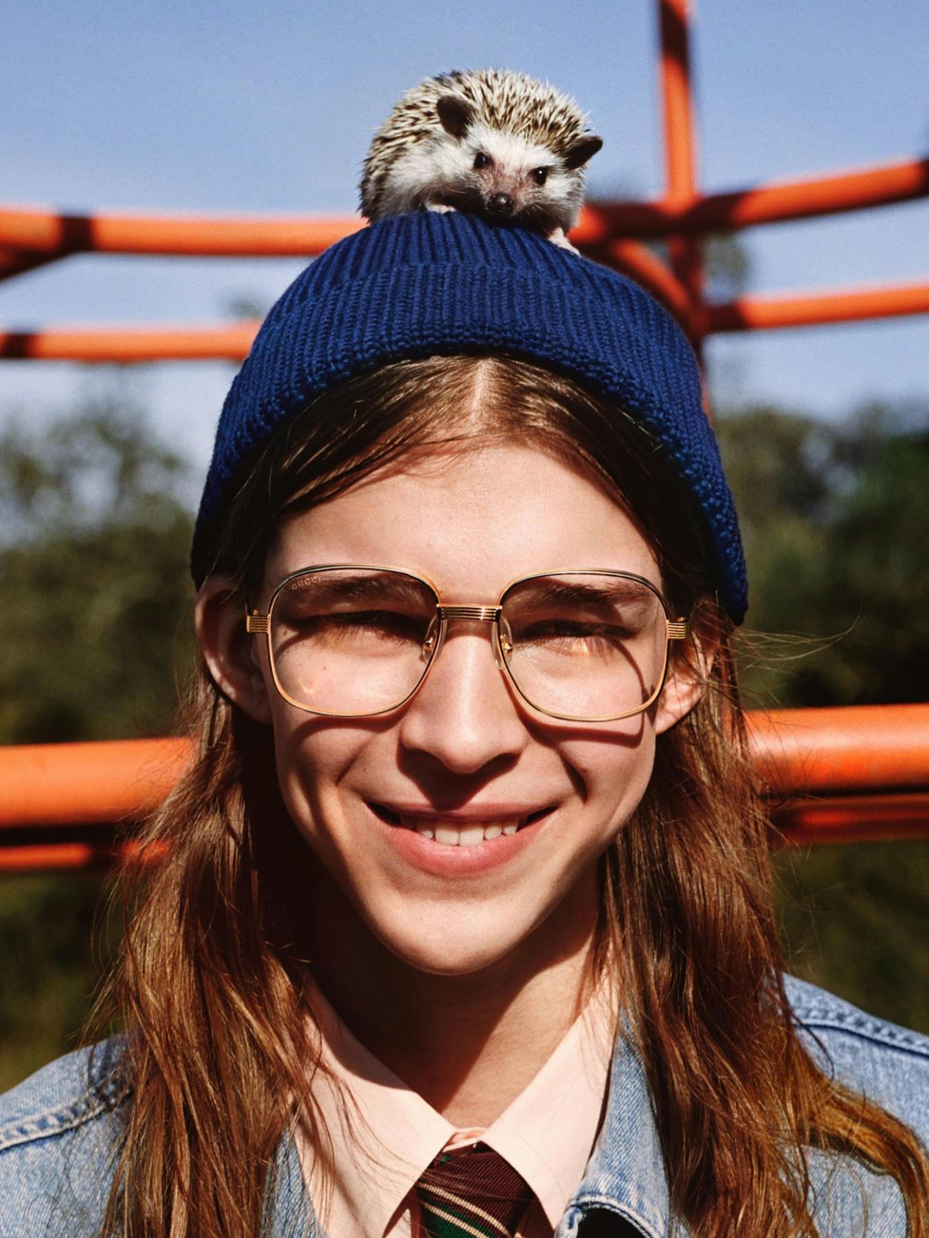 Alessandro Michele for Gucci pre-fall 2020 cute animal campaign.