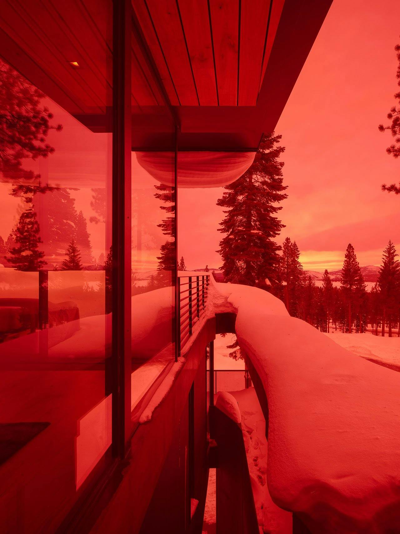 California Modernism Meets Alpine Vernacular in a Four-Season Mountain Retreat by Faulkner Architects.