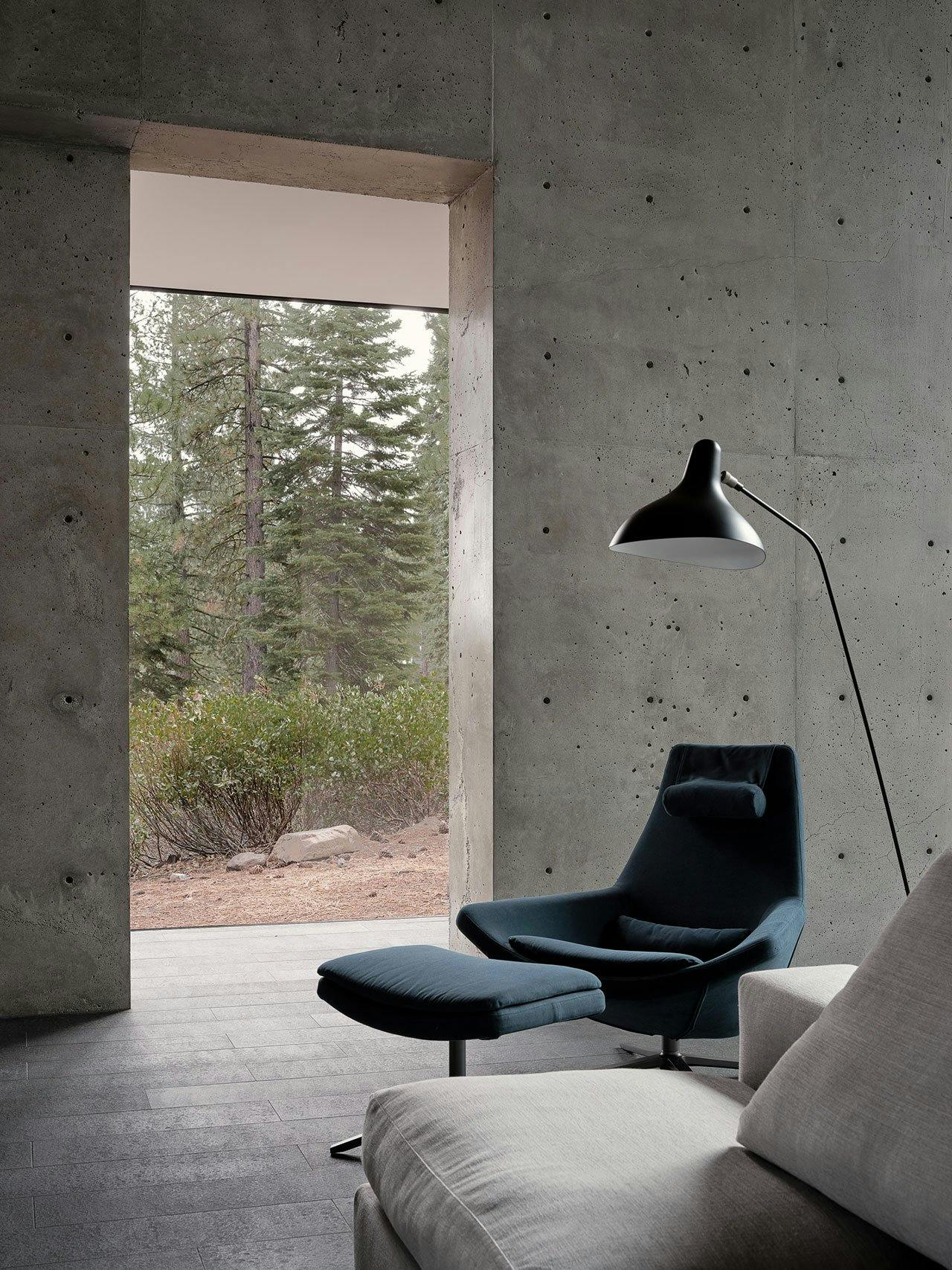 California Modernism Meets Alpine Vernacular in a Four-Season Mountain Retreat by Faulkner Architects.