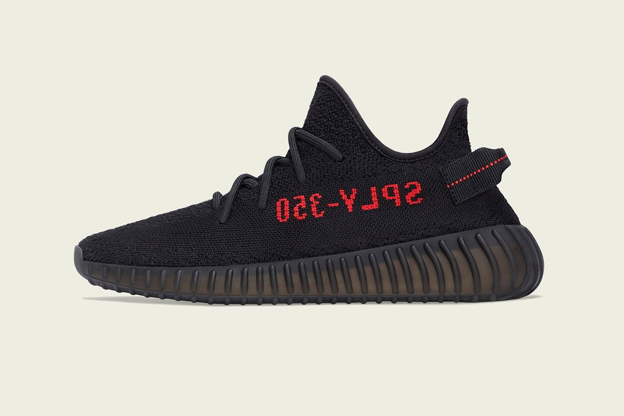 THE ADIDAS YEEZY BOOST 350 V2 "BLACK/RED" IS RE-RELEASING NEXT MONTH
