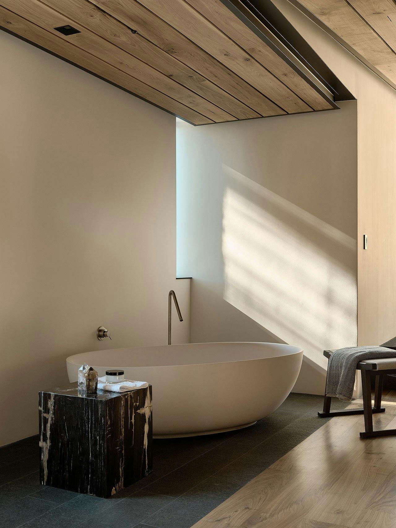 California Modernism Meets Alpine Vernacular in a Four-Season Mountain Retreat by Faulkner Architects.