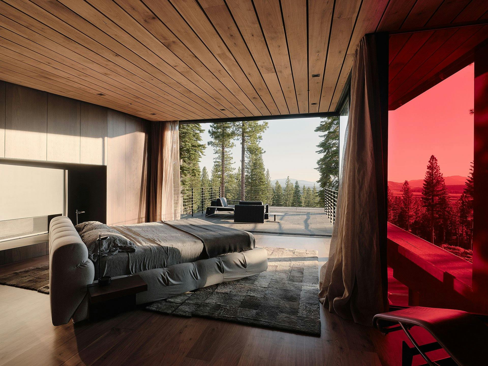 California Modernism Meets Alpine Vernacular in a Four-Season Mountain Retreat by Faulkner Architects.