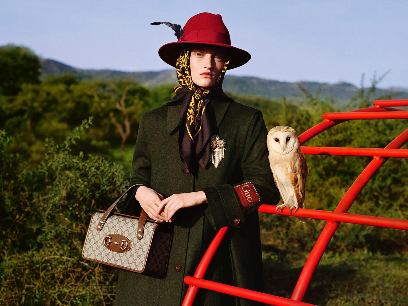 Alessandro Michele for Gucci pre-fall 2020 cute animal campaign.