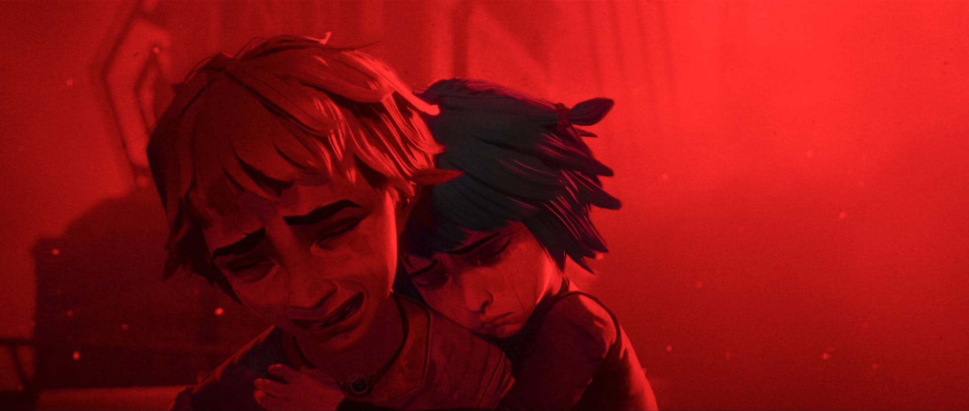 Heartbreaking bridge scene of Vi and Powder crying