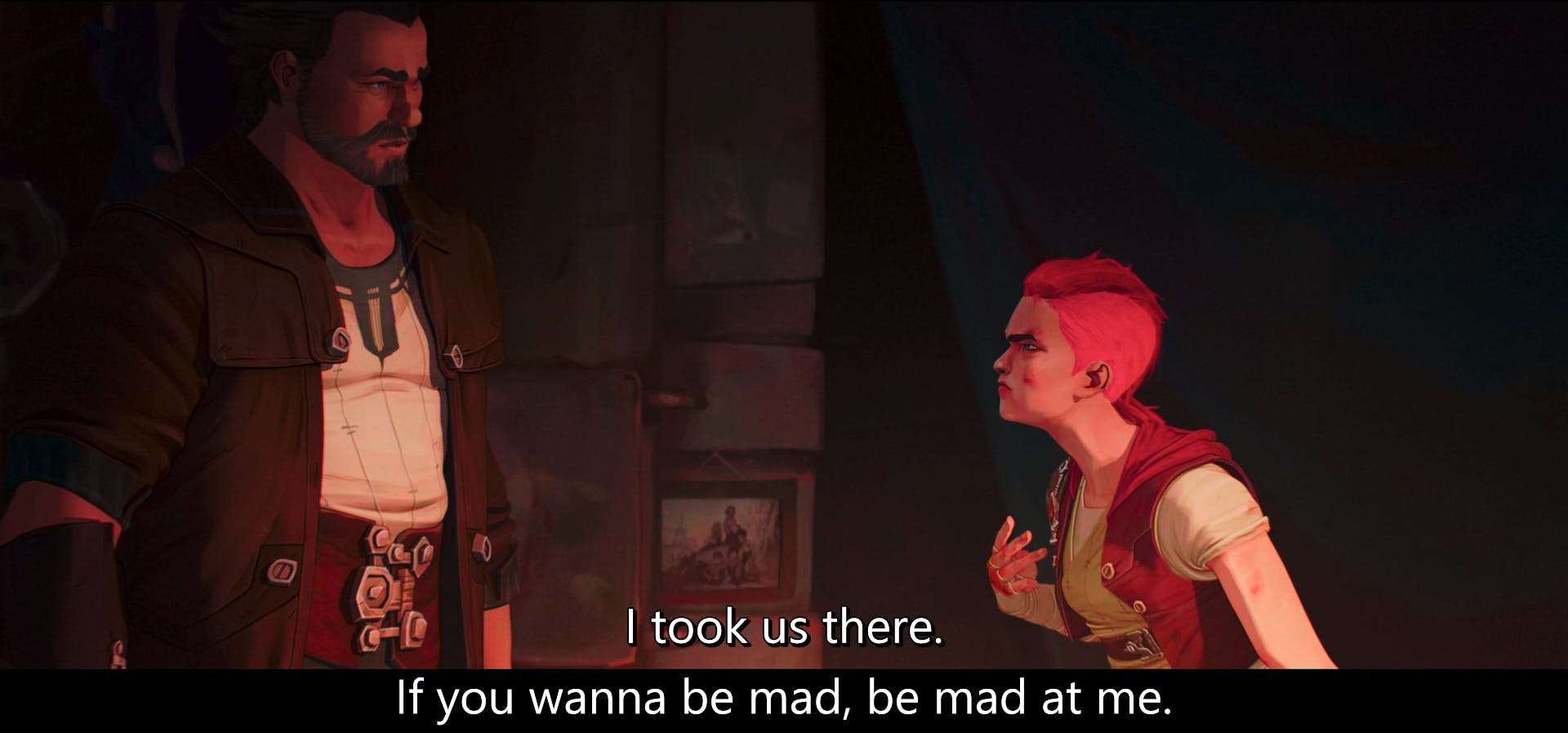 Vi taking responsibility for her actions