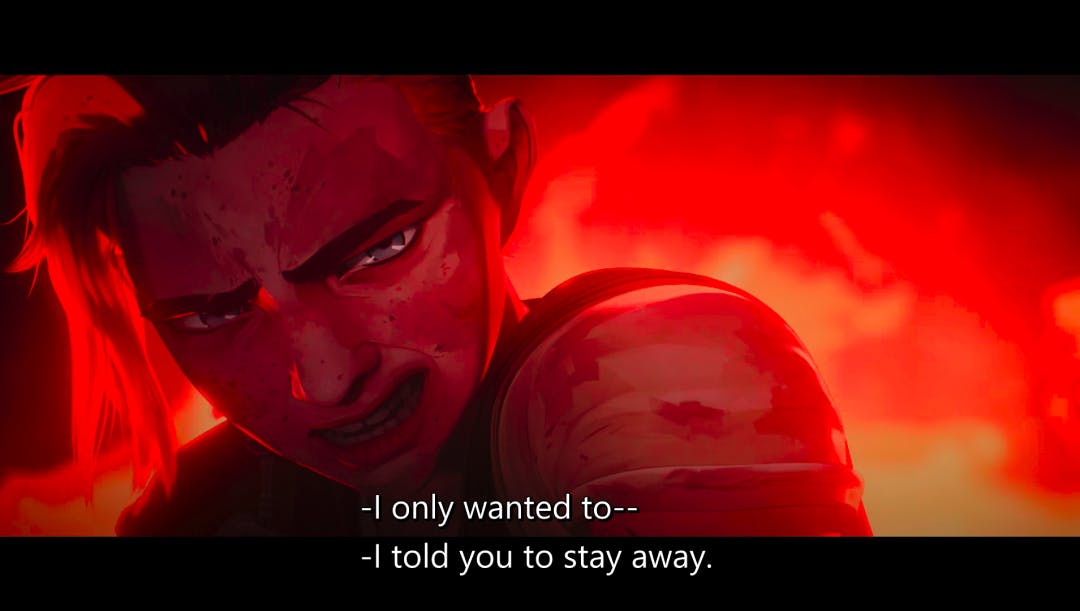 Vi asking JInx to stay away