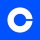 Logo of Coinbase, the easiest place to buy cryptocurrency.