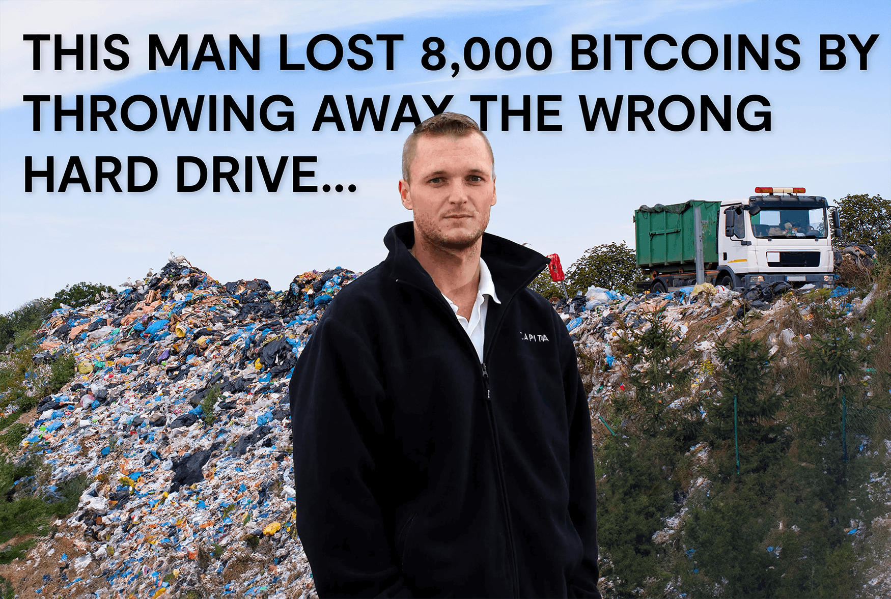 Man lost 8,000 bitcoins and is still looking for them