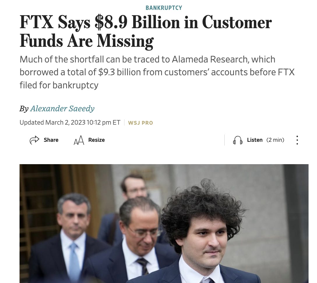 In 2022, FTX shocked the market. 