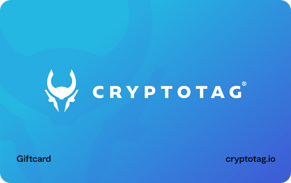 Cryptotag gift card