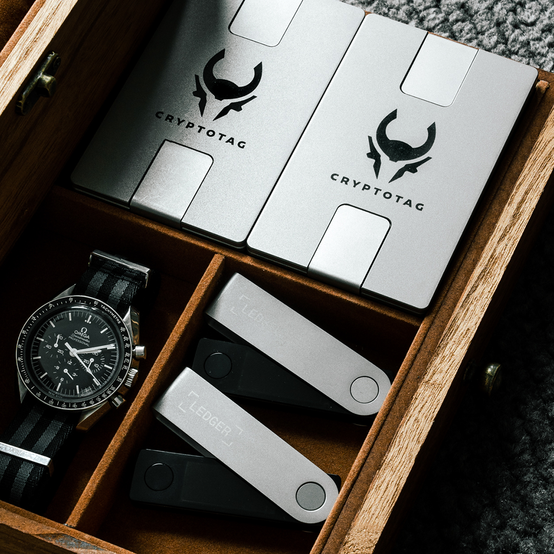 Cryptotag Thor Ledger Nano X Bundle Seed Backup Mnemonic BIP39