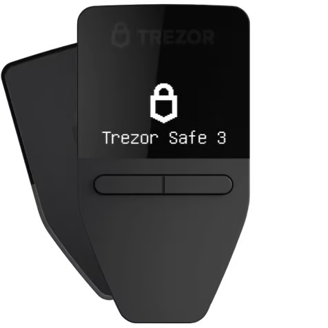 Trezor Safe 3 cryptocurrency wallet