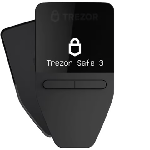 Trezor Safe 3 Cryptocurrency Wallet 