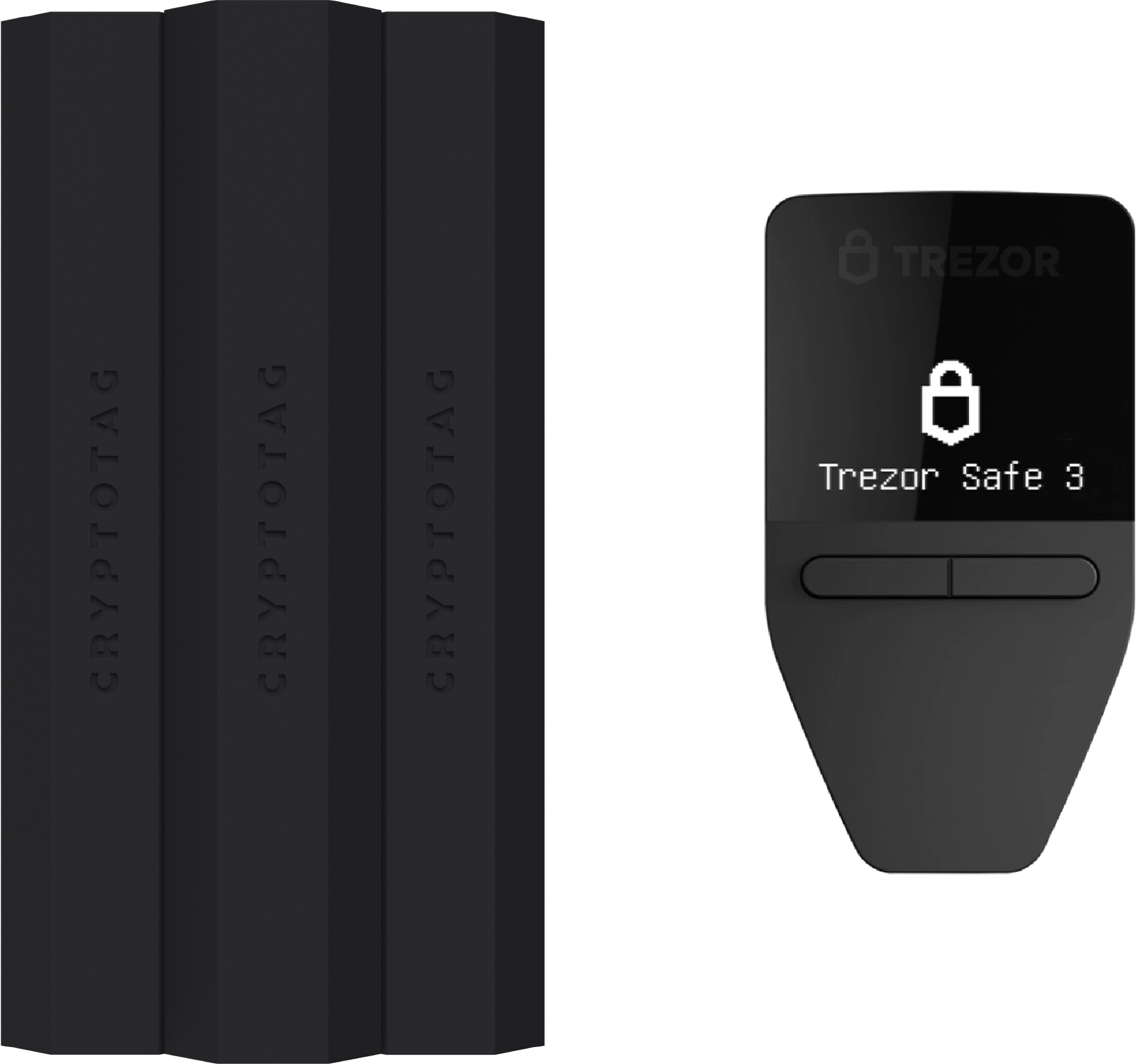 Cryptotag Odin 3 Trezor Safe 3 Combi StackPack SLIP39 Seed Phrase Storage
