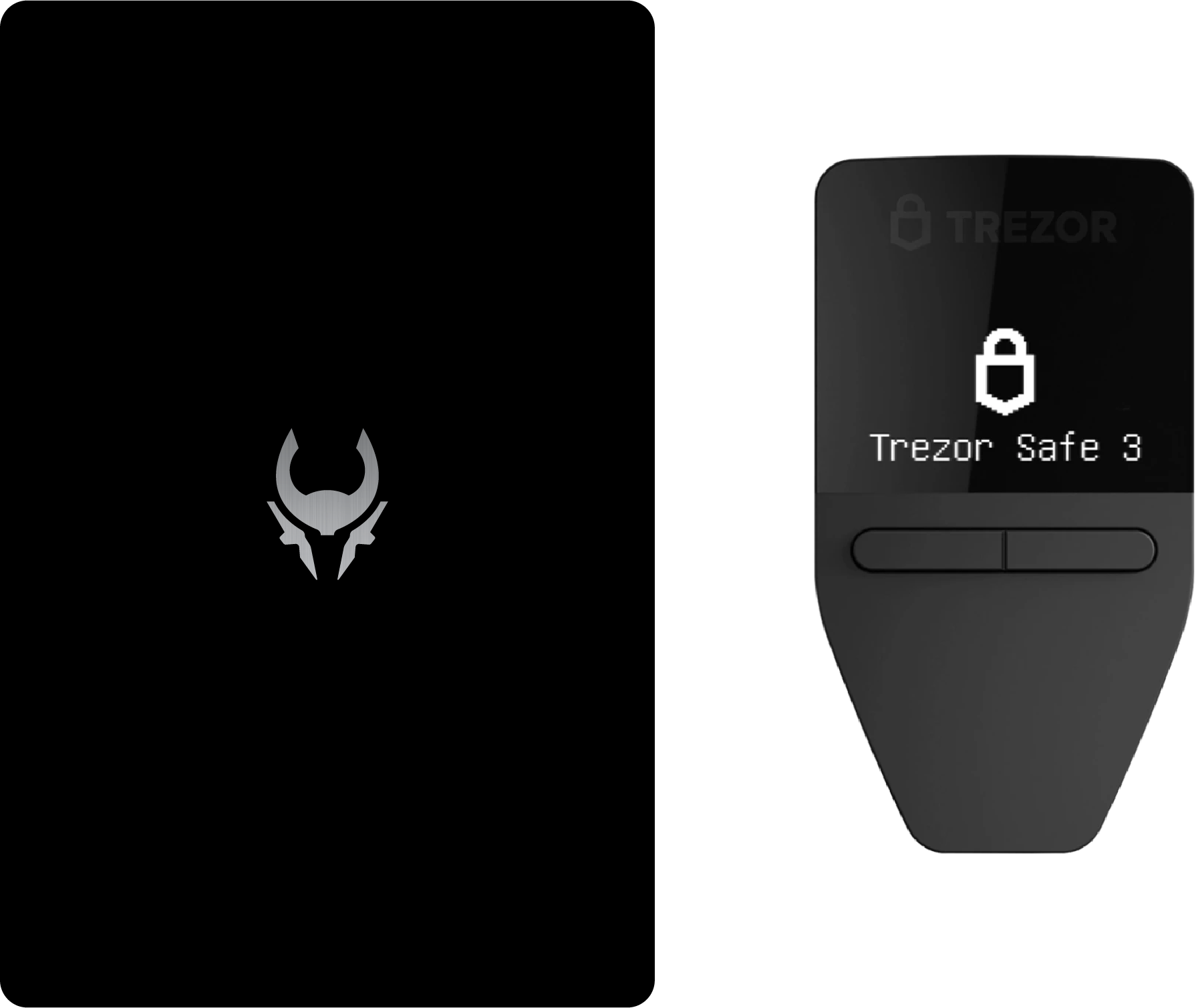 Cryptotag Loki Trezor Safe 3 hardware wallet Combi Bundle BIP39 and SLIP39 Seed Phrase Backup