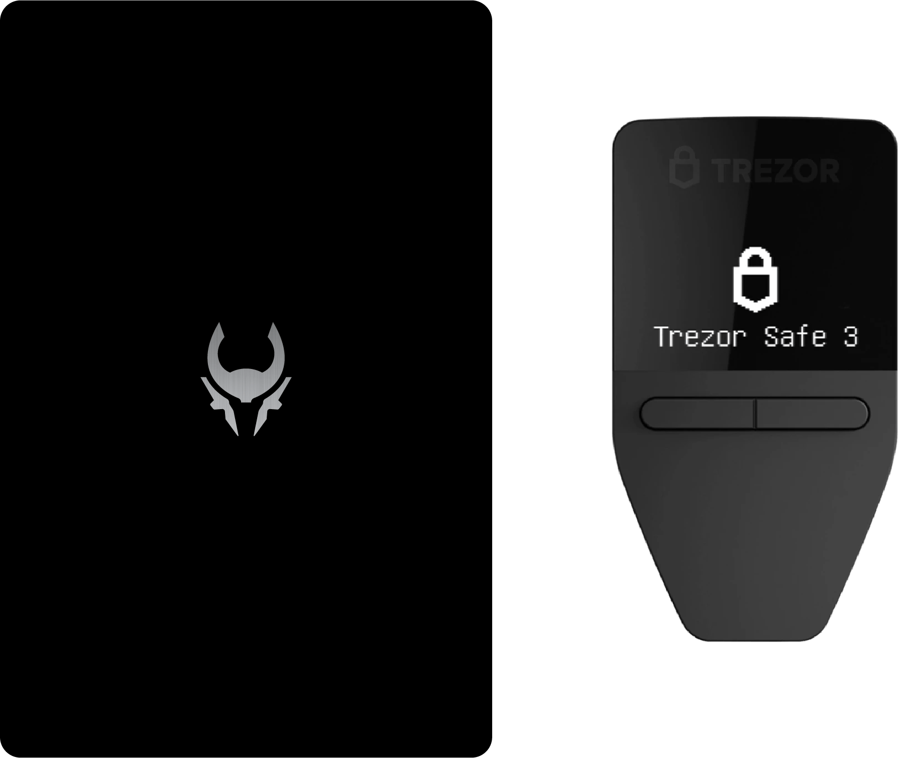 Cryptotag Loki Trezor Safe 3 hardware wallet Combi Bundle BIP39 and SLIP39 Seed Phrase Backup