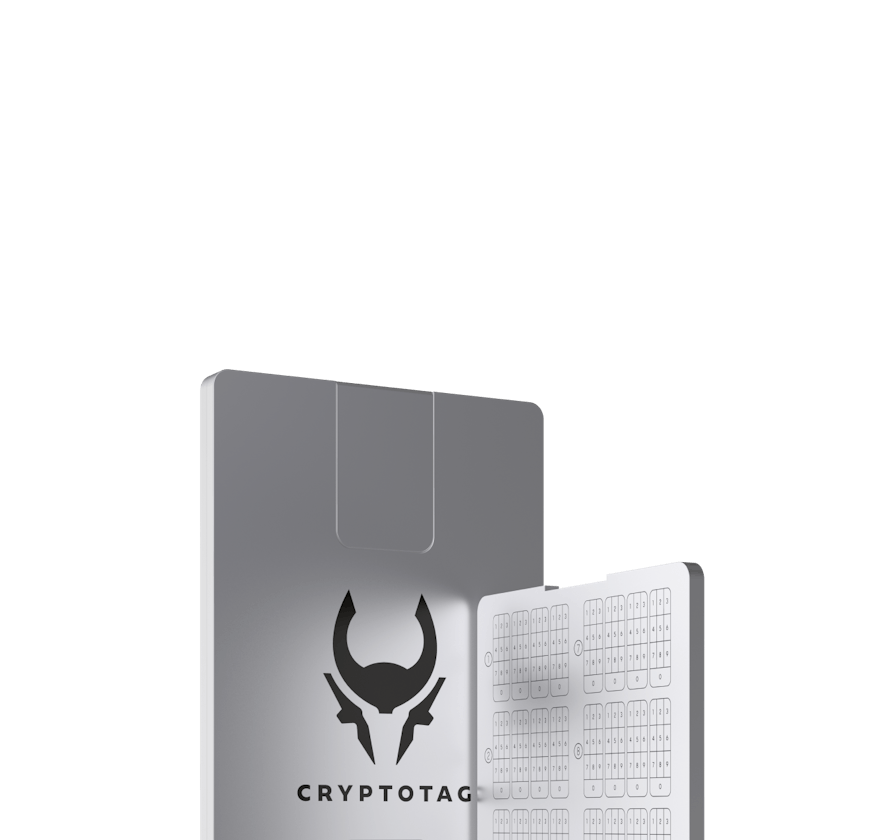Ledger Nano X + CRYPTOTAG Zeus