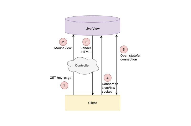 LiveView operation diagram