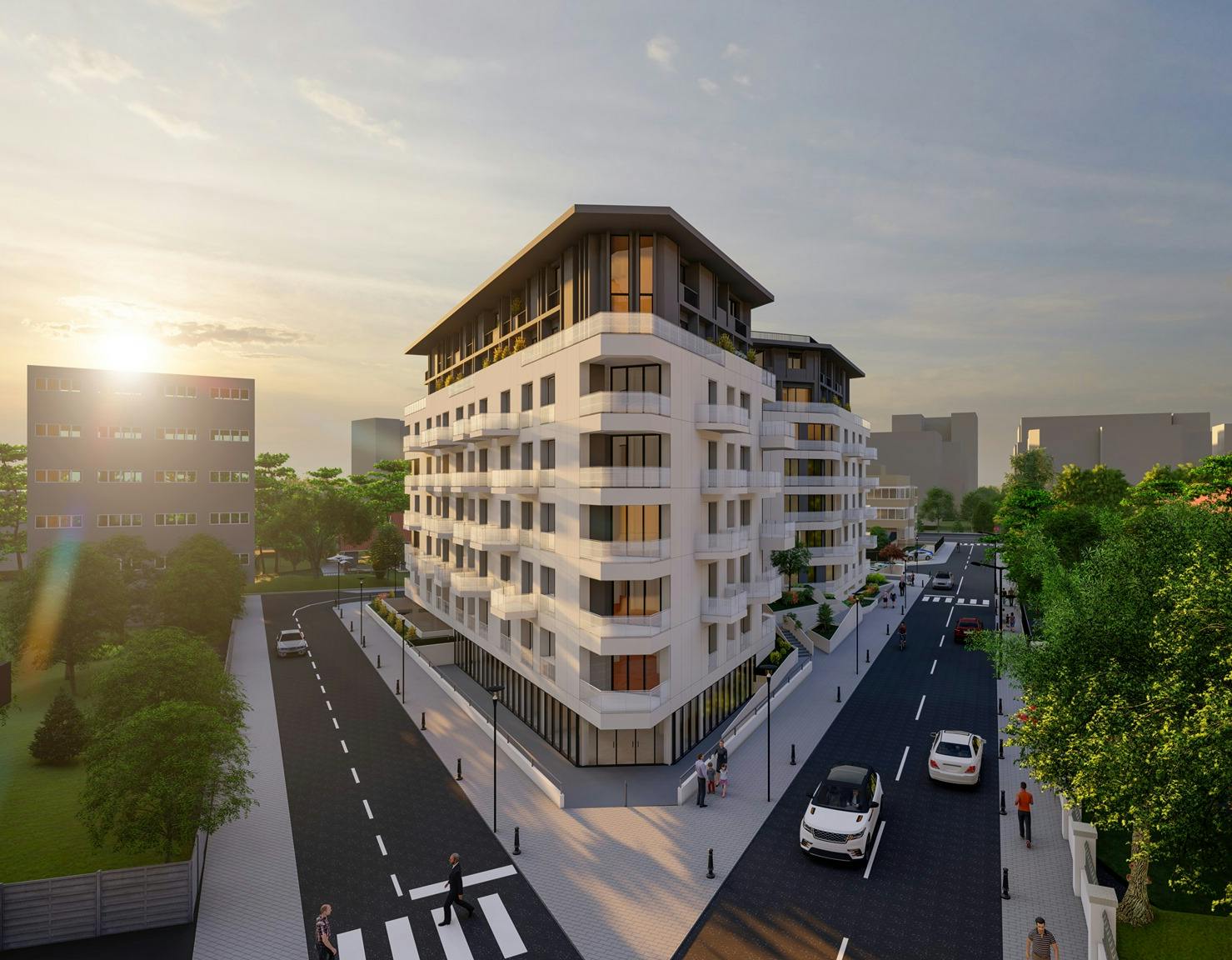 Apartamente premium Herăstrău Park View, București – living modern și finisaje de lux