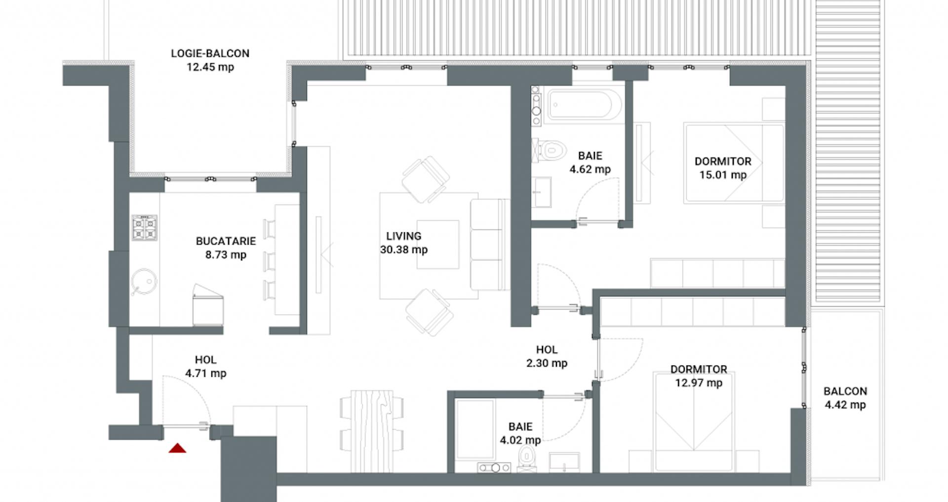 Plan Apartament 3 Camere a10