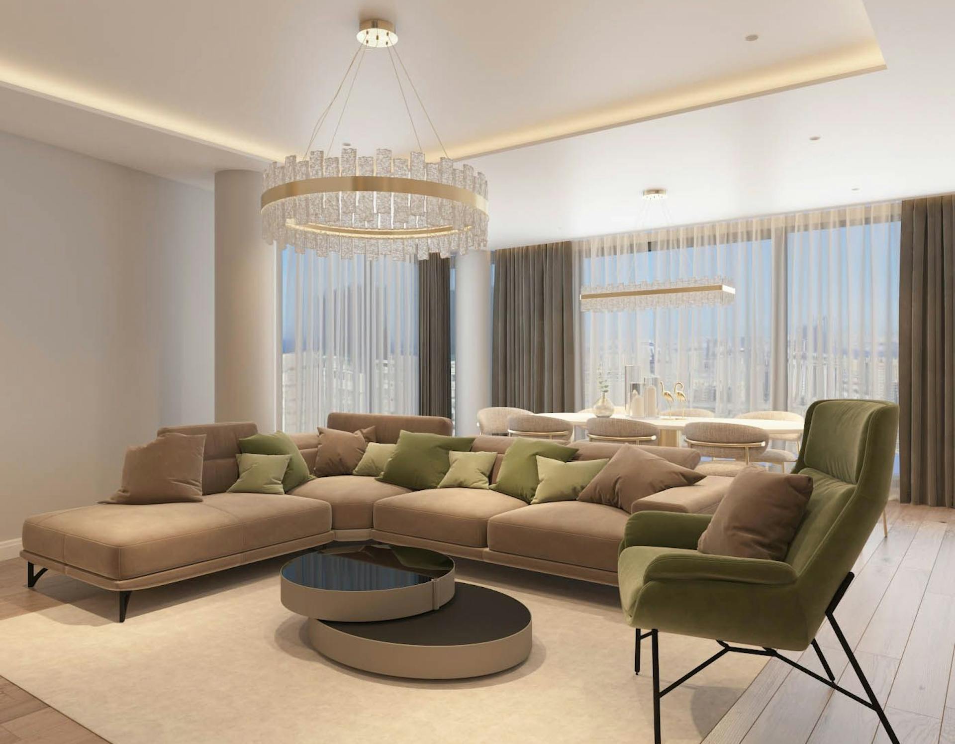 Apartamente de lux Nordului, București – interioare moderne și lumină naturală