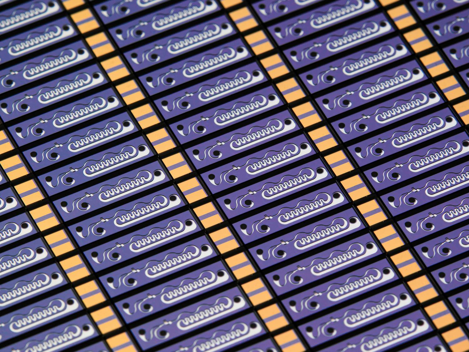 Mikrofluidik-Zellsortierers auf Wafer