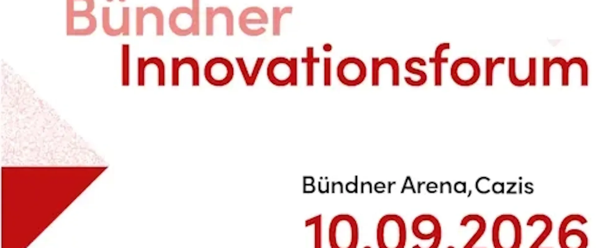 Banner Bündner Innovationsforum 2026
