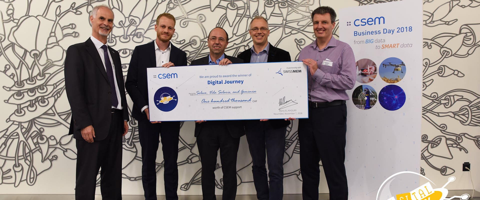 Winners of the 1st CSEM Digital Journey