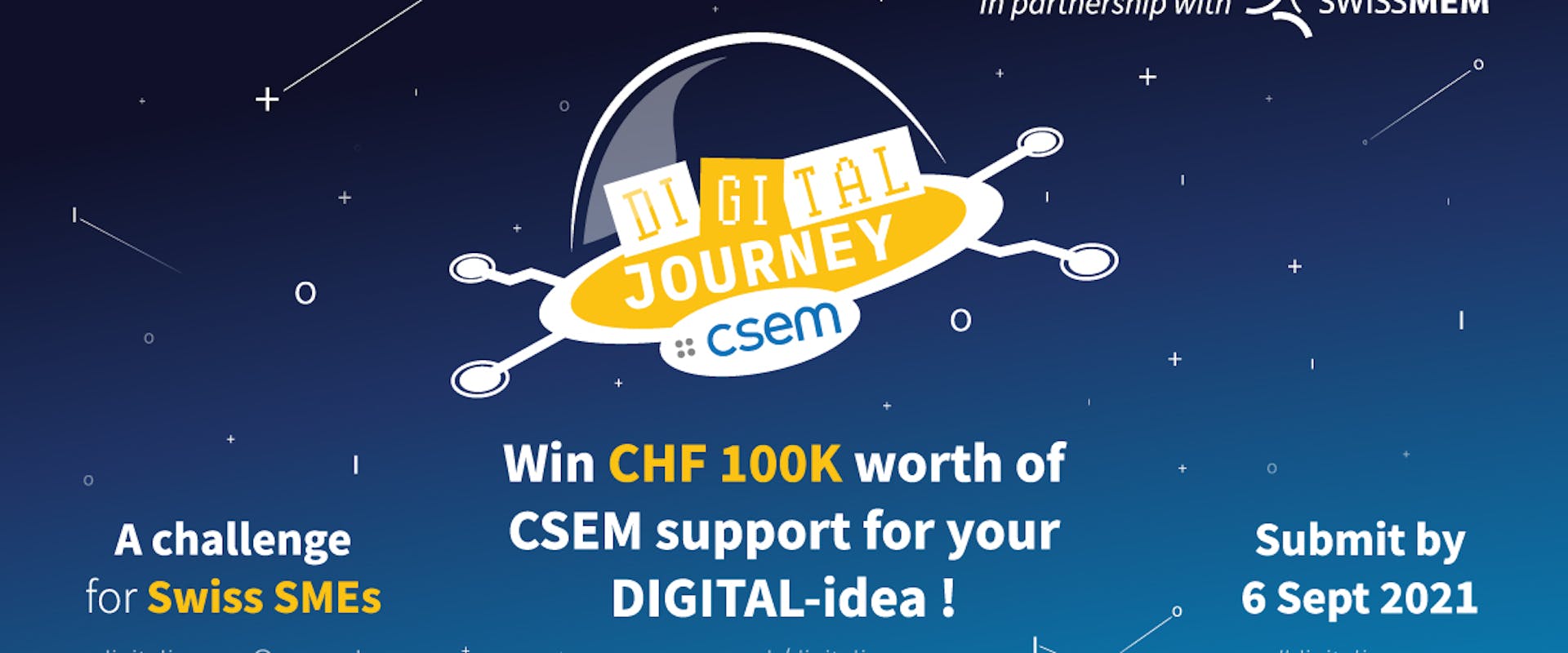 CSEM will award CHF 200,000 in digital-development support to two Swiss SMEs