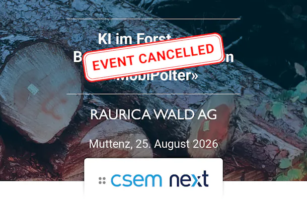 Banner CSEMnext Raurica Wald AG