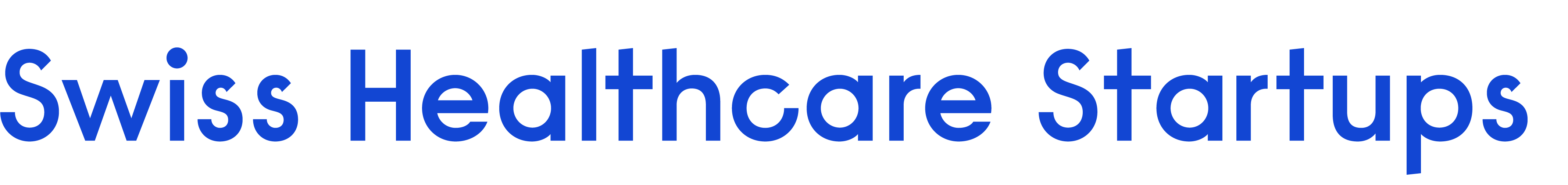 Swiss Healthcare Startups Logo - paysage
