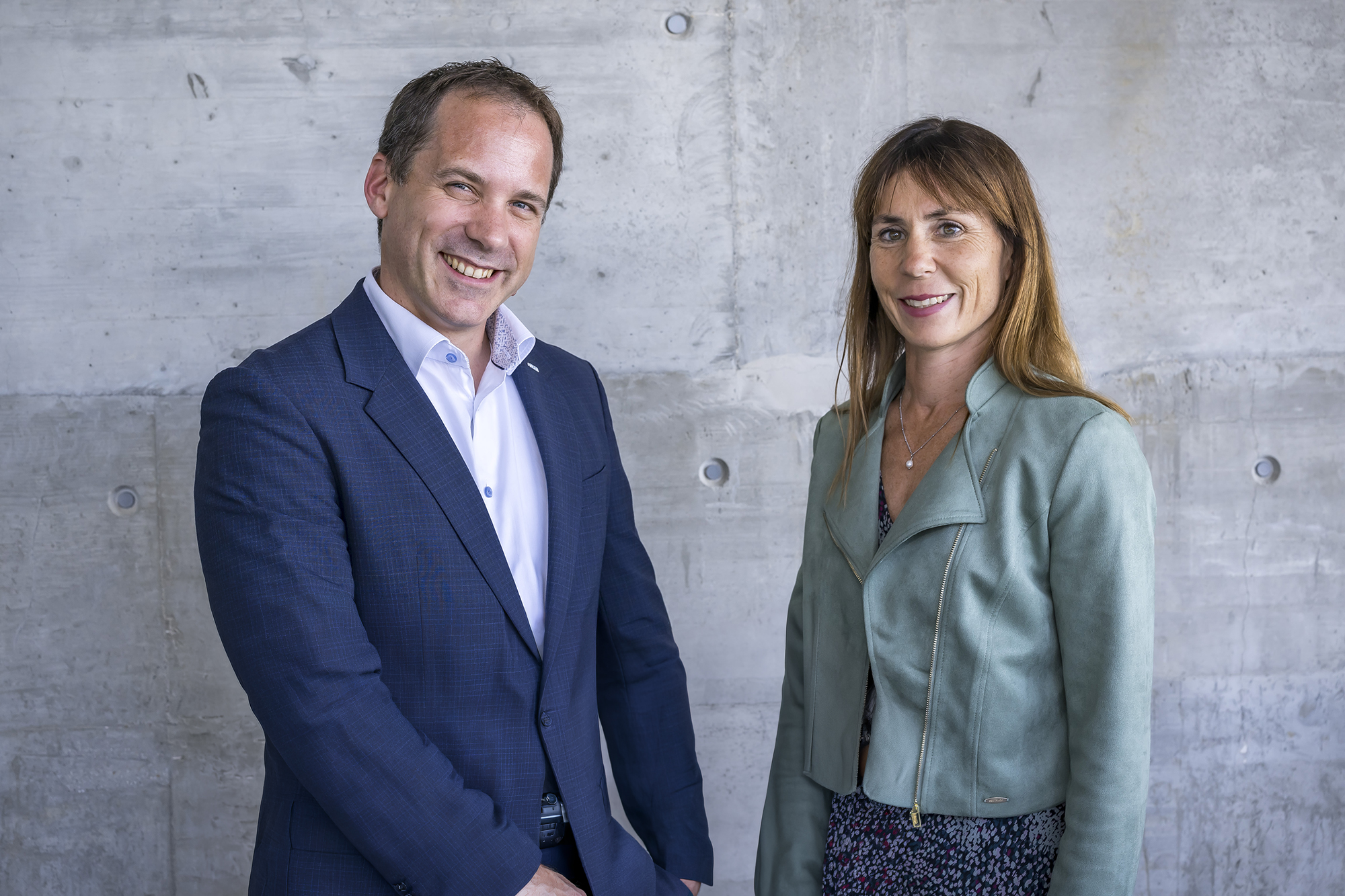 Vincent Revol (CSEM) und Sarah Hauser (HSLU)